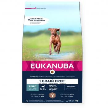 Eukanuba Grain Free Adult All Breeds Venison - Pienso Seco para Perros - 3kg