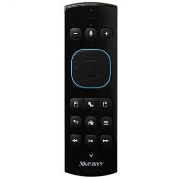 KKmoon 2.4GHz Mini Portátil Air Mouse Ratón + Teclado Control Remoto Mando a Distancia Gaming Somatosensory con Voz Transceptor Inalámbrico para PC Tableta TV Box