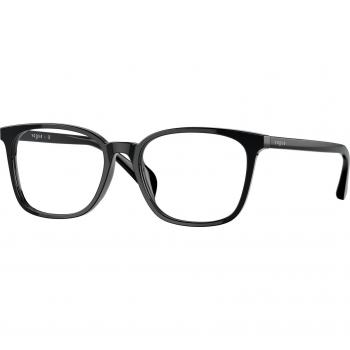 Vogue Eyewear VO5399D Asian Fit W44 Women's Eyeglasses Black Size 53 (Frame Only) - Blue Light Block Available