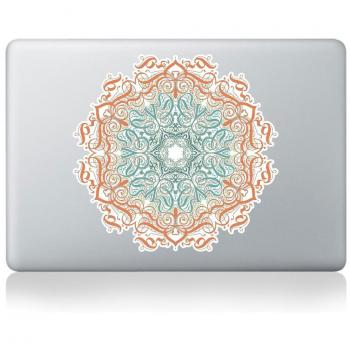 Calligraphy Floral Patterns Mandala Macbook Sticker/Calcomanía de Vinilo para Macbook