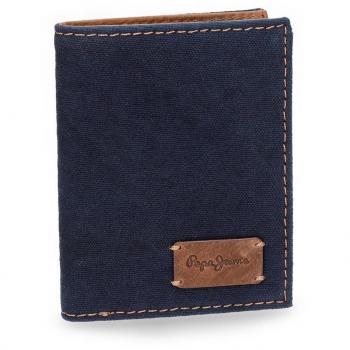 Pepe Jeans 7122061 Line Monedero, 12 cm, 0.1 Litros, Azul