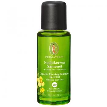 Aceite de Onagra Bio Primavera, 30 ml - Aceite ecológico de semillas de onagra, ideal para el cuidado de la piel y equilibrio hormonal