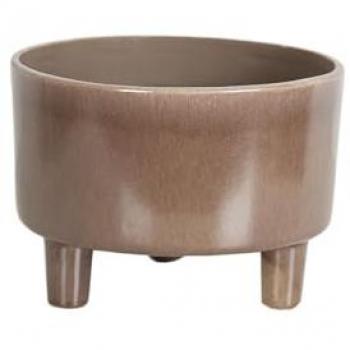 Centro de Mesa Romimex Marrón Cerámica 20 x 14 x 20 cm con Patas