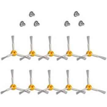 honfa 10pcs 3-Armed Side cepillo de repuesto para IROBOT ROOMBA 500 550 560 600 700 760 770 780 Series