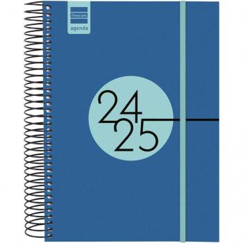 Agenda Escolar Finocam Espir 2024-2025 Azul Cobalto Catalán