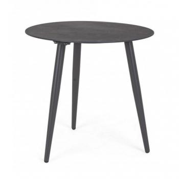 Mesita Ridley D50 de Aluminio Antracita 50 x 50 x 48 cm