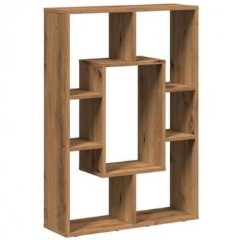 Estantería de madera de ingeniería roble artisian 63x20x90 cm Marrón