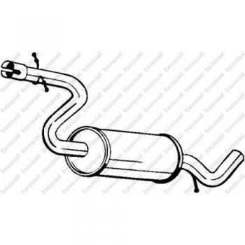 Silencioso Intermedio Bosal 233437