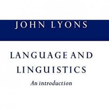 Language and Linguistics: An Introduction by John Lyons - Paperback Edition