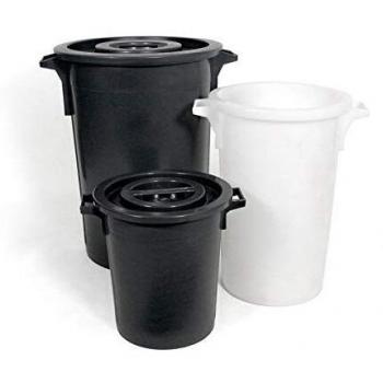 Papelera Coral Grigio con Tapa 60 lt 2750 g Giganplast