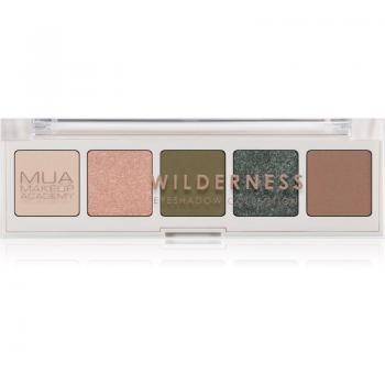 MUA Makeup Academy Professional 5 Shade Palette Eyeshadow Palette Shade Wilderness 3.8 g