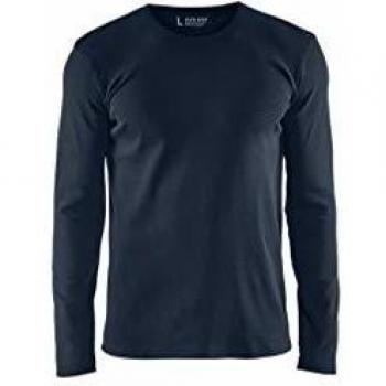 Blaklader Long Sleeve Navy T-Shirt Size XL