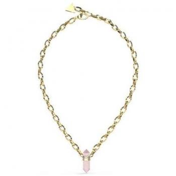 Collar Guess Ladies Necklace JUBN03117JWYGRSTU Good Vibes con diseño elegante, fabricado en materiales de alta calidad, incluye detalles brillantes y un cierre seguro
