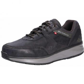 Joya Tony II Men's Comfortable and Breathable Nubuck Leather Sneakers - Black