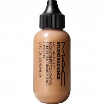 MAC Cosmetics Studio Radiance Face and Body Radiant Sheer Foundation, lightweight foundation for face and body, shade N2, 50 ml