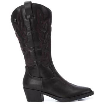 Bota de Mujer XTI 143119 Negro con Cremallera, Estilo Cowboy, Talla: 38