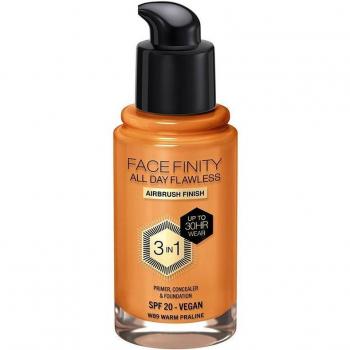 Max Factor Facefinity All Day Flawless Long-Lasting Foundation SPF 20 Shade 89 Warm Praline 30 ml