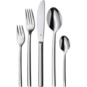 WMF Miami - Set de 60 cubiertos para 12 personas, de acero inoxidable pulido