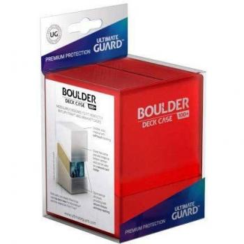 Caja de cartas Ultimate Guard Boulder Deck Case 100+ Tamaño Estándar Ruby