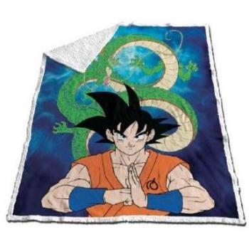 Manta Coralina Sherpa Deluxe Dragon Ball Z 120x150 cm New Import