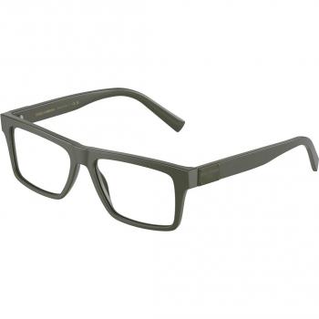 Dolce & Gabbana DG3368 3297 Armazones para Hombre Verdes, Lentes Recetados Para Hombre Verdes, Gafas Recetadas para Hombre Verdes