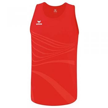 Camiseta Sin Mangas Unisex Erima Racing para Niños Color Rojo 164