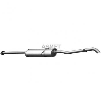 Silencioso trasero ASMET 01.021 para Mercedes-Benz Clase A