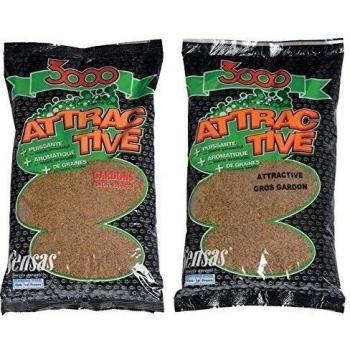 Sensas 3000atractivo Gros gardons molido cebo 1kg
