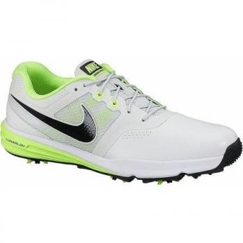 Nike Lunnar Command Zapatillas de golf, Hombre, Plateado / Negro / Verde, 46