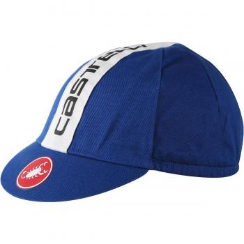 Castelli Gorra Ciclista 2018 Retro 3 Surf Azul-Blanco