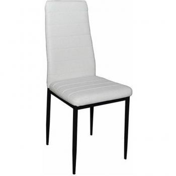 Silla Emiset Polipiel Blanca de 97x44x49 cm