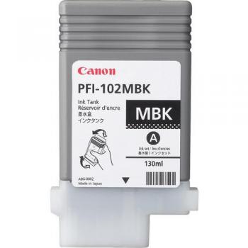 Canon PFI-102MBK Ink Tank 130ml Original Matte Black Cartridge