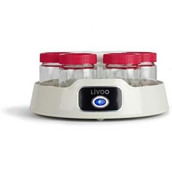 LIVOO DOP180 Yogurtera, 20 W, 1.19 literas, Gris