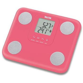 TANITA BC-730 Monitor de Composición Corporal Ligero y Compacto con Escaneo Interno Pantalla Fácil de Leer 9 Medidas Rosa