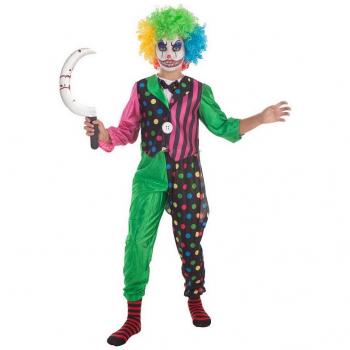 Disfraz de Payaso A Rayas para Niños de 3 a 6 años