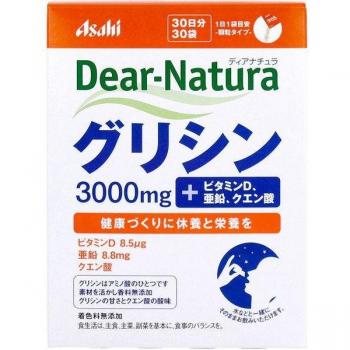 Asahi Dear-Natura Glycine Powder Supplement for Women - 30 Bags (30-Day Supply)