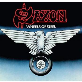 Saxon Wheels Of Steel Black & White Swirl Vinyl Sealed 2018 UK vinyl LP BMGCAT159LP