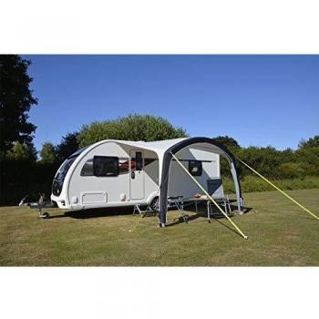 Toldo Inflable Dometic Sunshine Air Pro 300 para Caravana Blanco y Negro