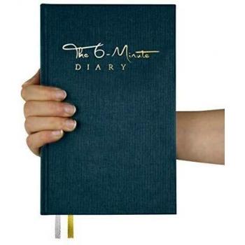 The 6-Minute Diary (El Diario de 6 Minutos en inglés) | 6 Minutes a Day for More Mindfulness, Happiness and Productivity | A Simple and Effective Gratitude Journal (azul petróleo)