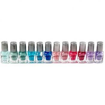 Eclat Skincare Set Esmaltes De Uñas Al Agua, Oss-564, 12 Unidad