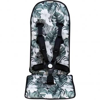 Colchoneta para Silla de Paseo Bugaboo Butterfly Jyoko Zebra - Compatible, diseño zebra, acolchado suave, fácil de instalar y limpiar