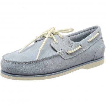 Timberland Classic, Náuticos Mujer, Azul Light Blue Suede, 38 EU