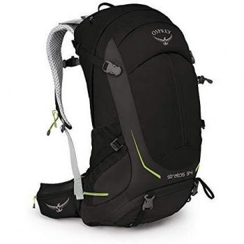 Osprey Stratos 34 Men's Ventilated Hiking Pack - Black