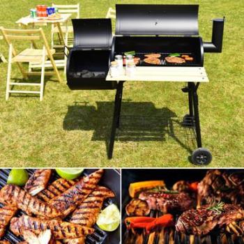 Goplus Costway Outdoor Charcoal BBQ Grill Smoker for Patio and Backyard Cooking