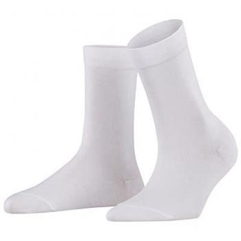 Calcetines de Mujer Falke Cotton Touch - Algodón, Puños, Color Sólido, Largo 39-42