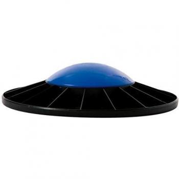 TOGU - Plataforma de Equilibrio Negro Level 3, Schwarz mit Blau Talla:40x9,5 cm