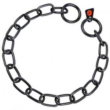 Collar para Perro Hs Sprenger Negro 3 mm Eslabones Semi-Largo