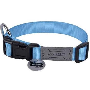 Wouapy Basic Line Collar para Perro Azul de 20/30 cm