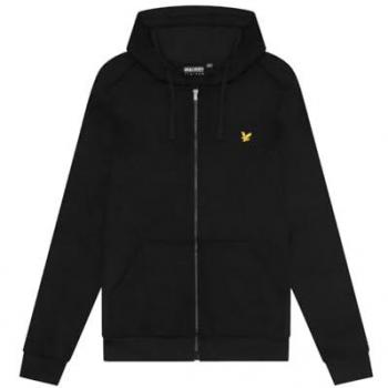 Lyle & Scott Men's Sports Full-Zip Hoodie - Black, Extra Small