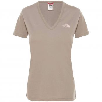 The North Face Dome Camiseta de Manga Corta, Mujer, silt Grey, L